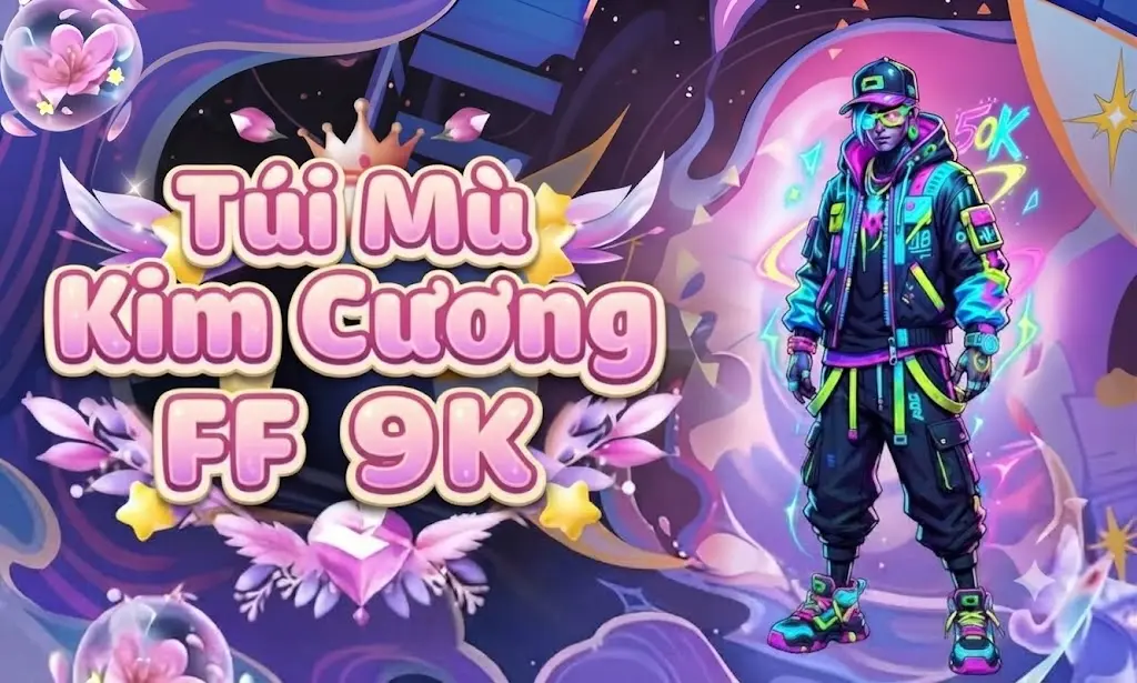 TÚI MÙ KIM CƯƠNG FREE FIRE 9K